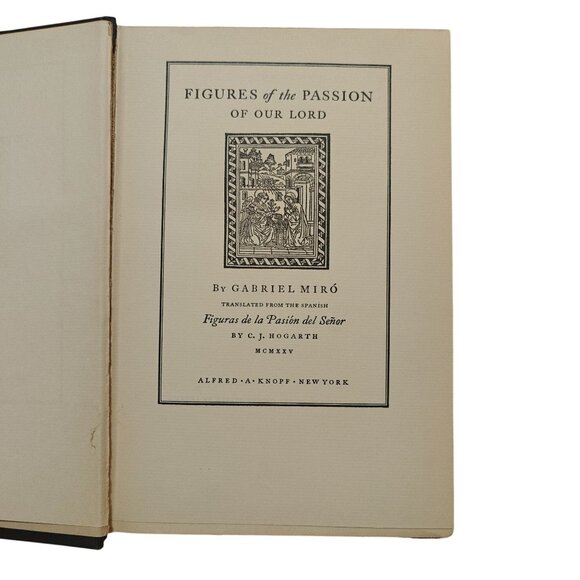 Figures Of The Passion Of Our Lord By Gabriel Miro Antique Christian Book 1925 - Picture 3 of 10